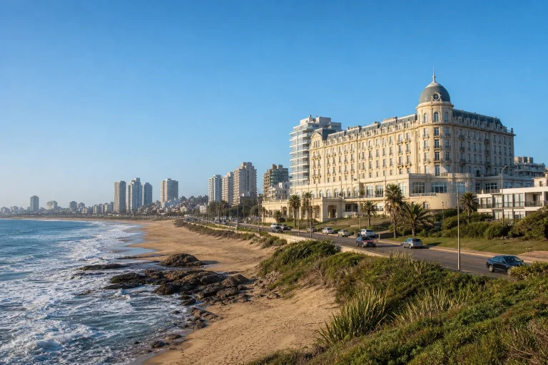 The Grand Hotel facing Playa Brava at Parada 10 in Punta del Este
