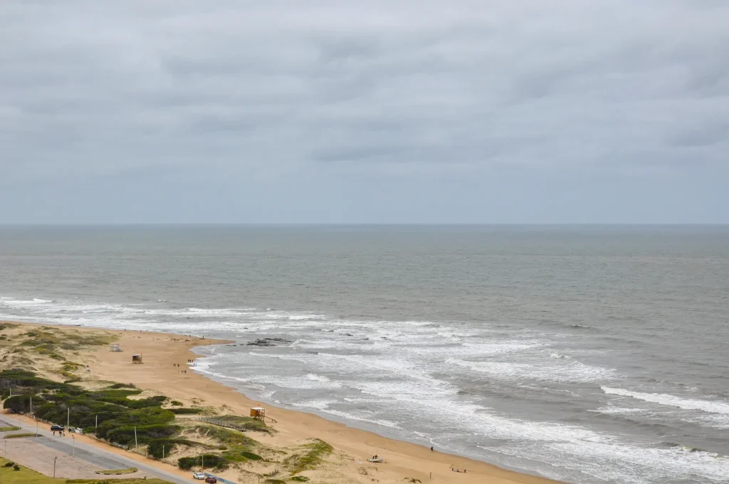 Atlantic-facing shoreline at Playa Brava in Punta del Este