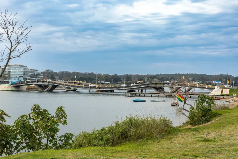 Leonel Viera Bridge crossing into La Barra near Punta del Este
