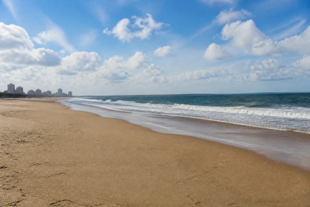 Atlantic-facing Playa Brava beach in Punta del Este