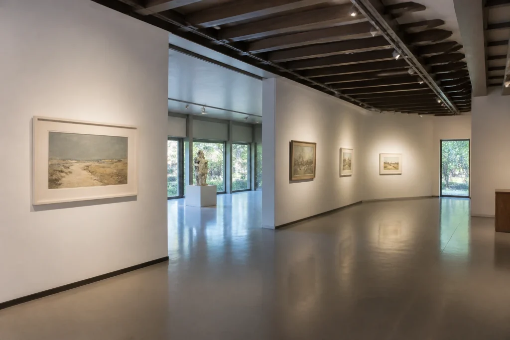 Gallery interior at Museo Ralli Punta del Este