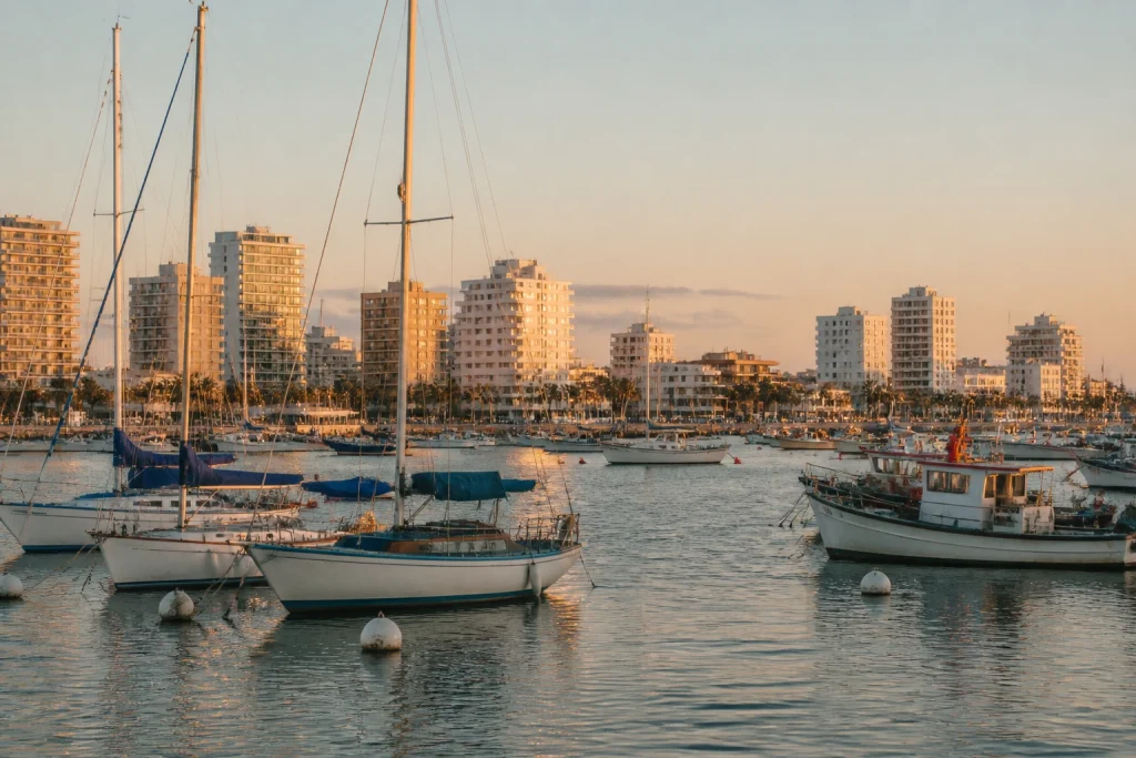 Boats moored at Puerto de Punta del Este