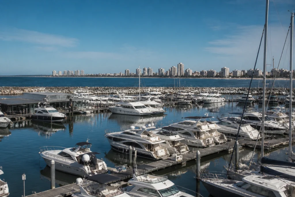 Recreational boats at the Port of Punta del Este