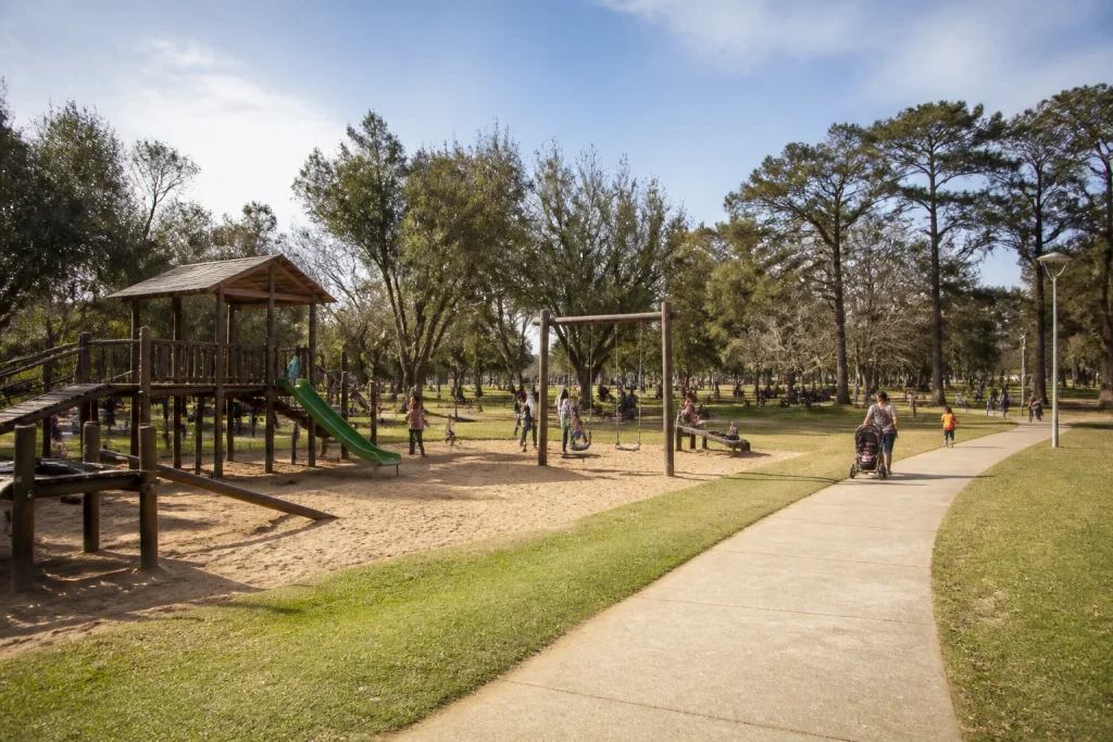 Children’s play area at Parque El Jagüel in Punta del Este