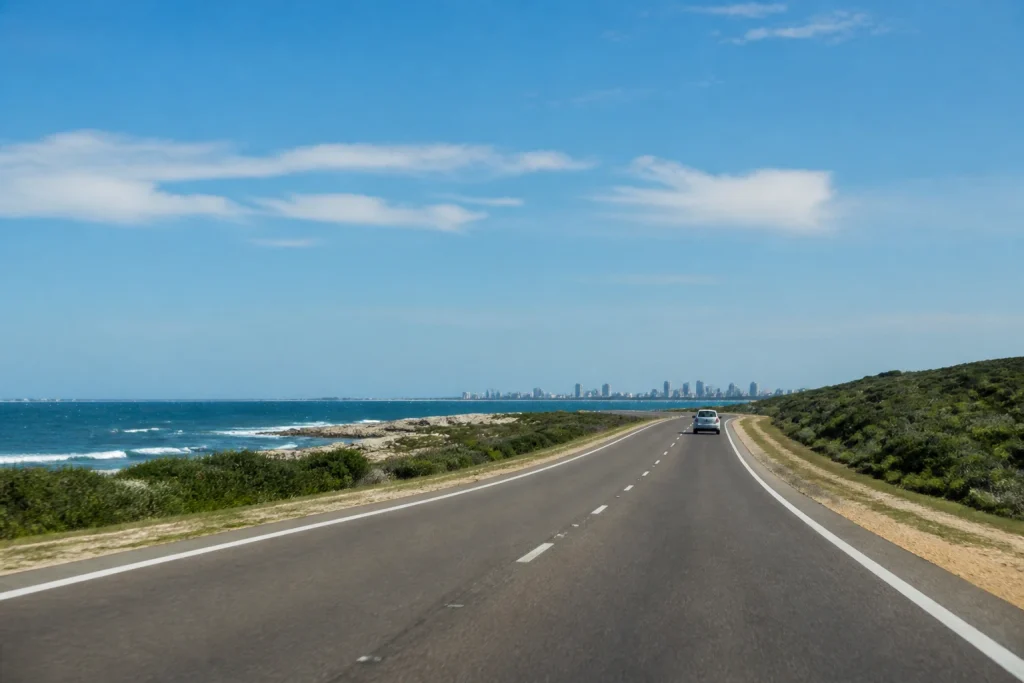 Ruta Interbalnearia highway near Punta del Este
