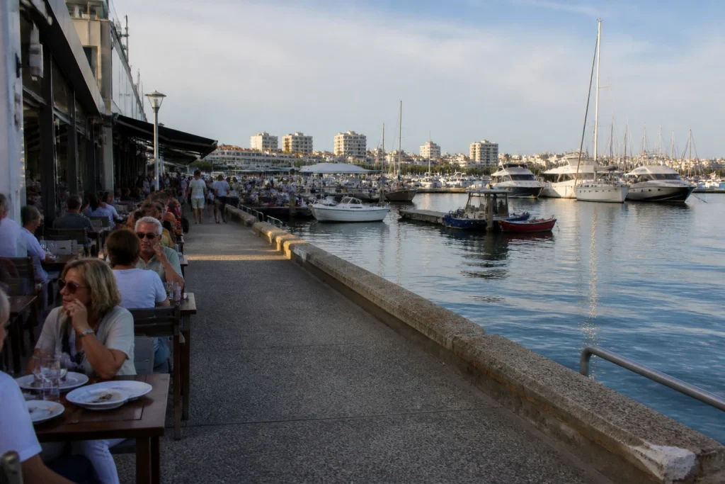 Punta del Este Puerto waterfront near the Península dining area